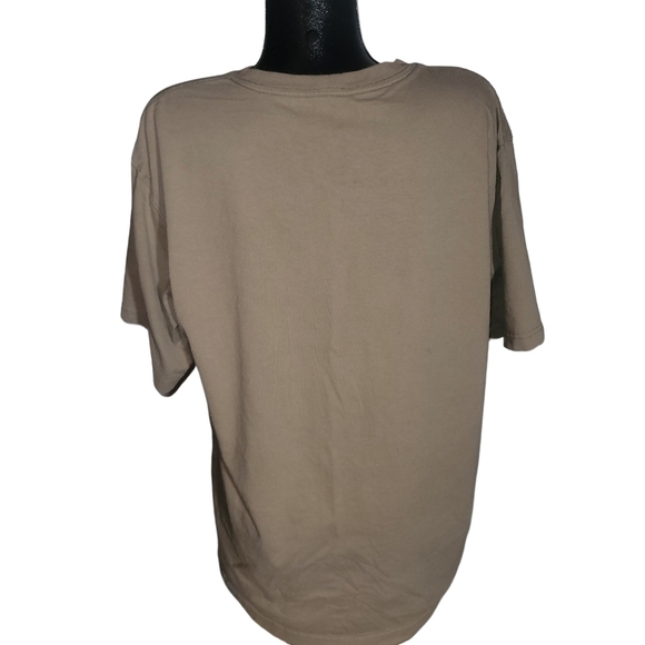 Mens Carhartt Beige Short Sleeve L - Picture 4 of 5